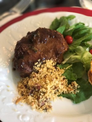 Ripa de costela com molho agridoce